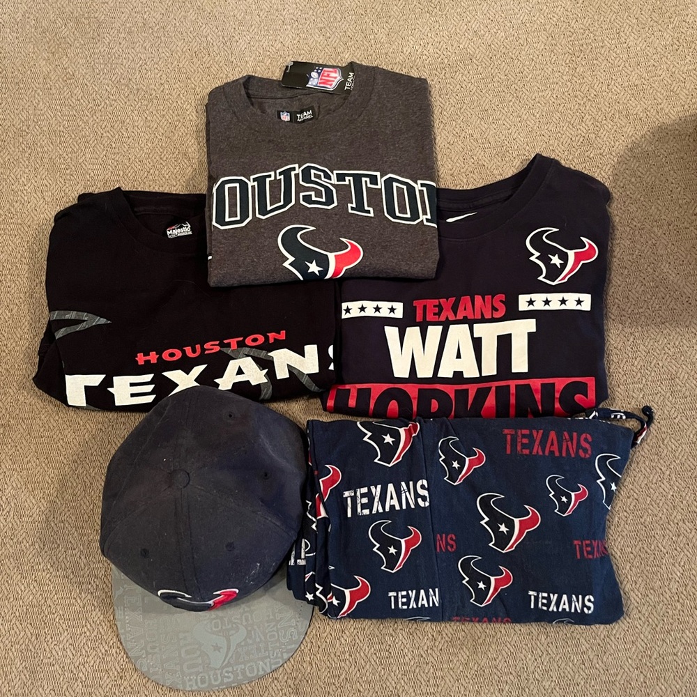 HOUSTOB TEXANS bundle - 5 items for $28